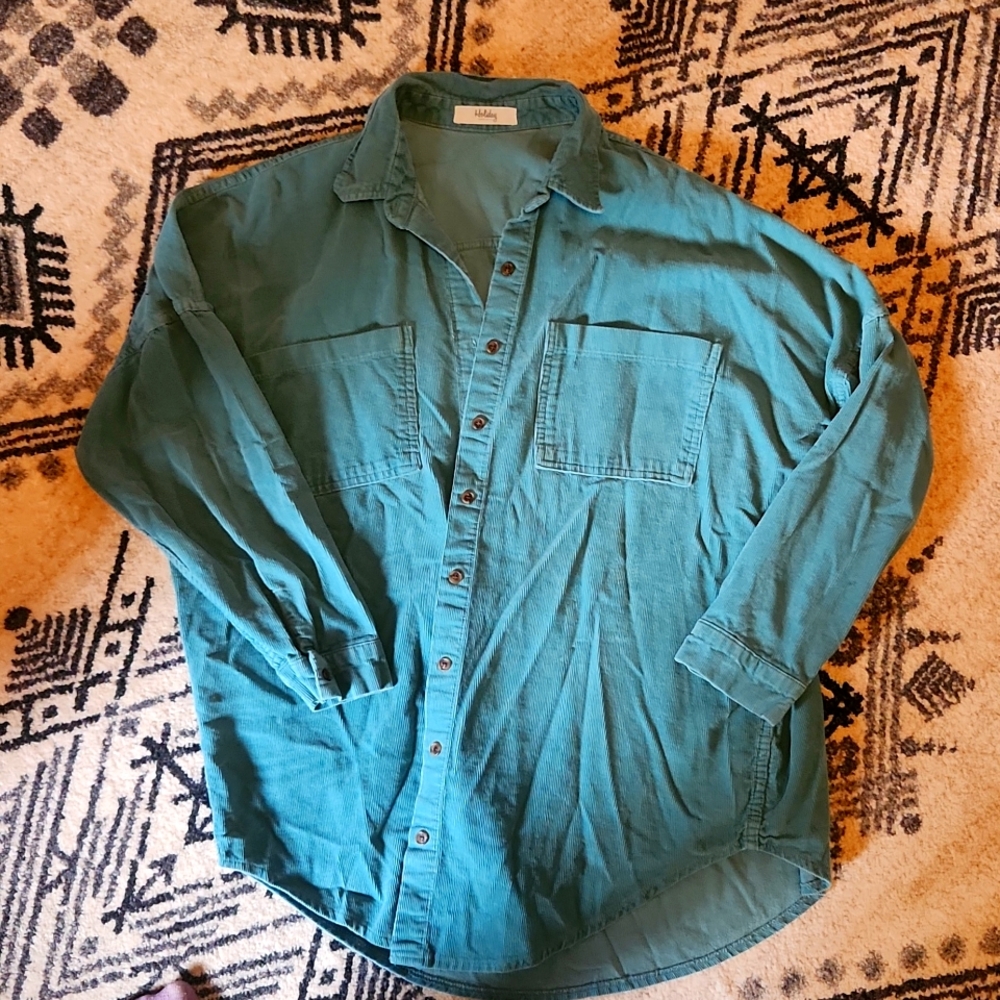 Holiday Corduroy Button Down